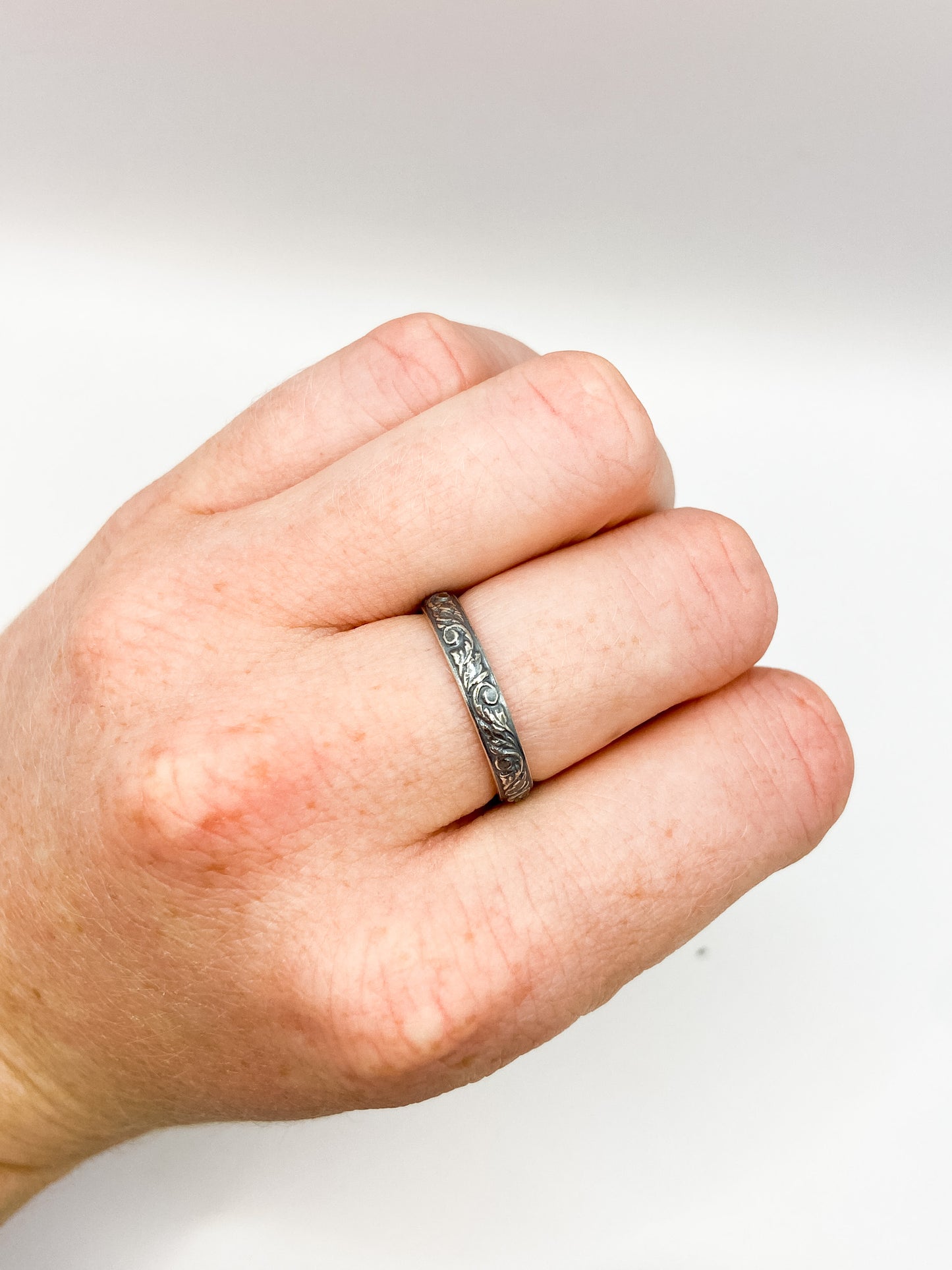Textured Stack Ring