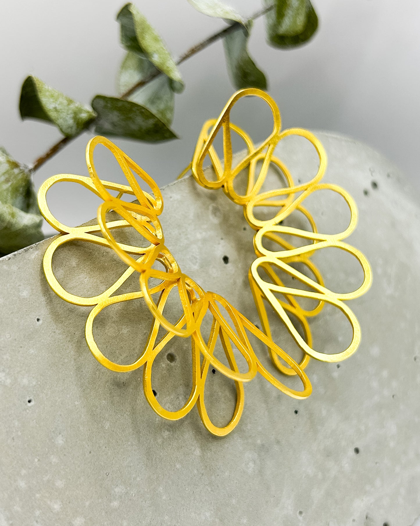 Shadowed Butterfly Stud