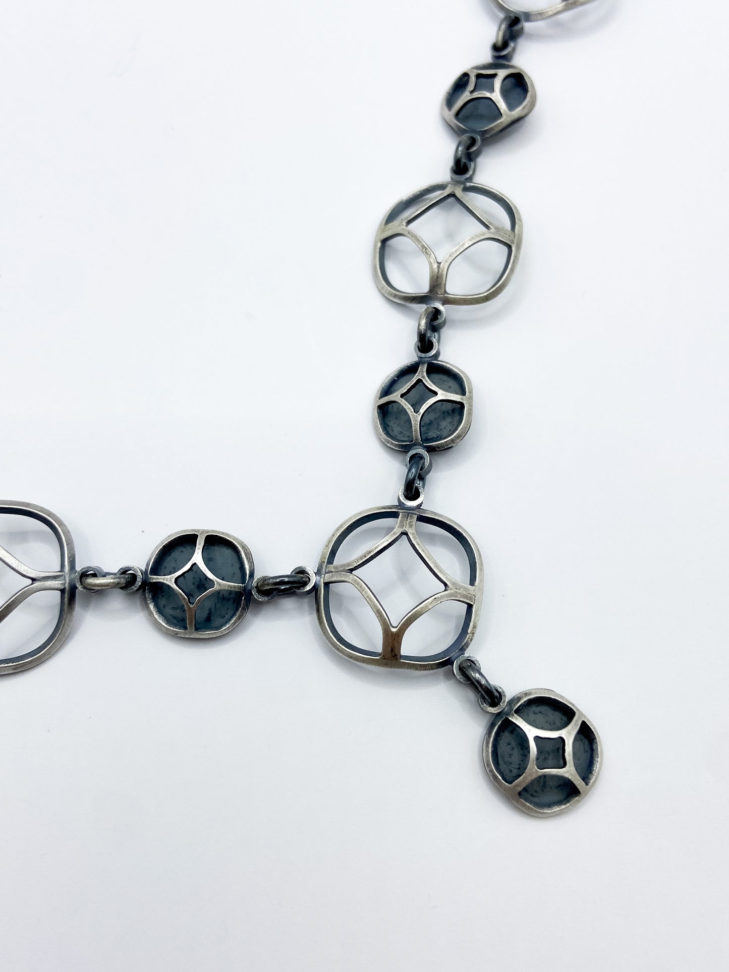 Hydrangea Puff Chain Necklace