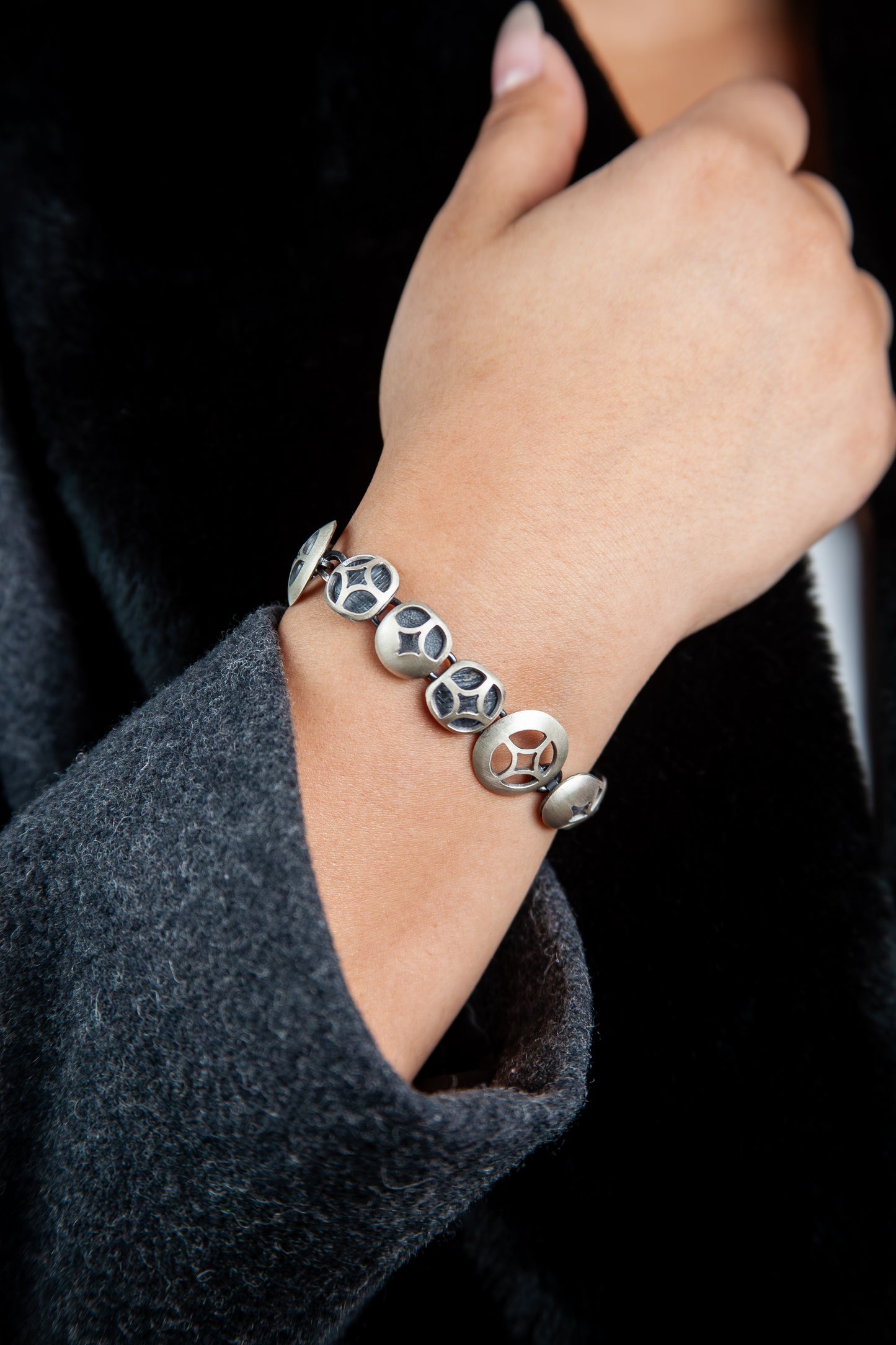 Hydrangea Puff Chain Bracelet